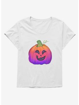 Celestial Smile Pumpkin Girls T-Shirt Plus Size by Rose Catherine Khan, , hi-res