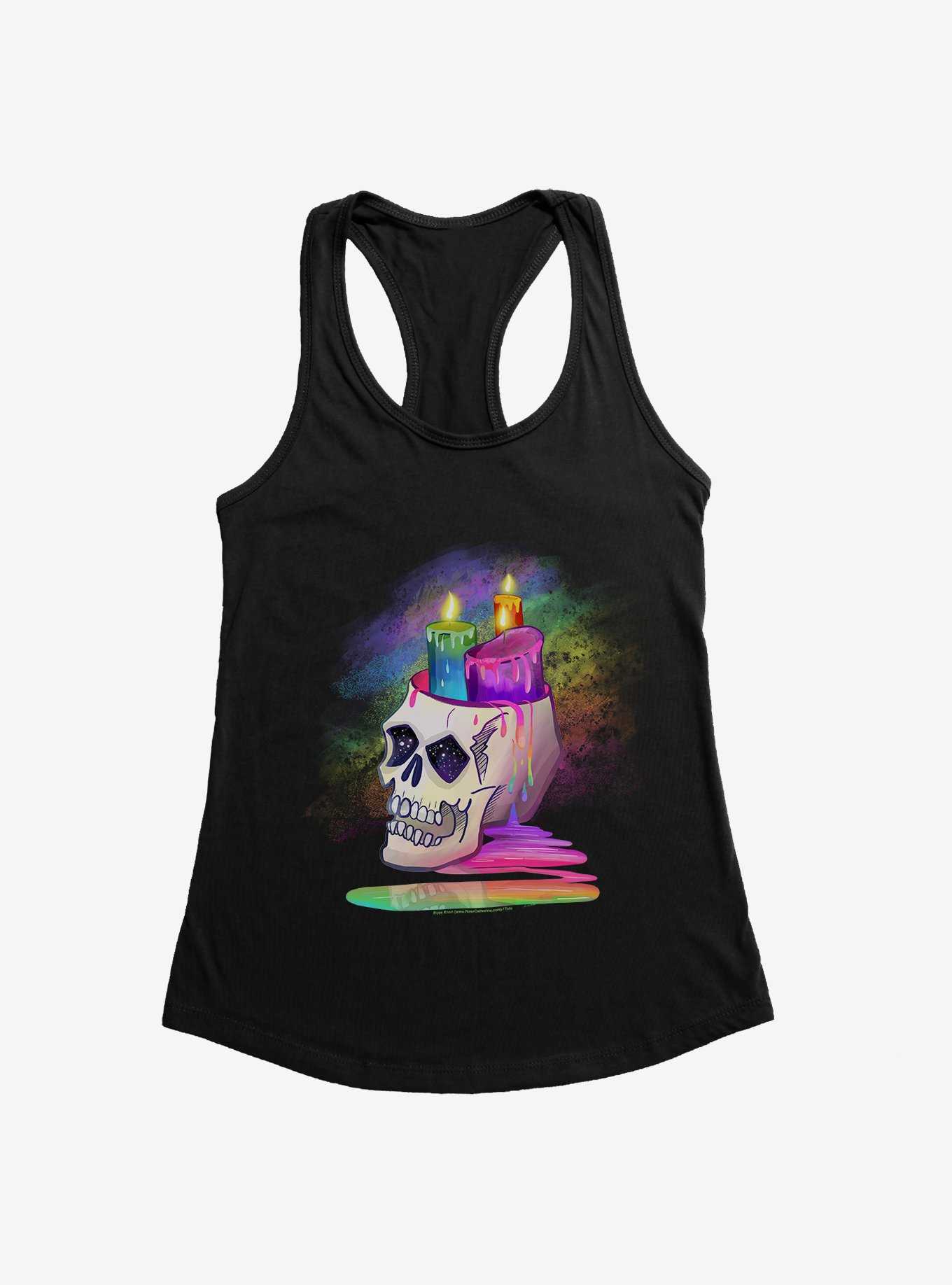 Candle Skull Girls Tank by Rose Catherine Khan, , hi-res