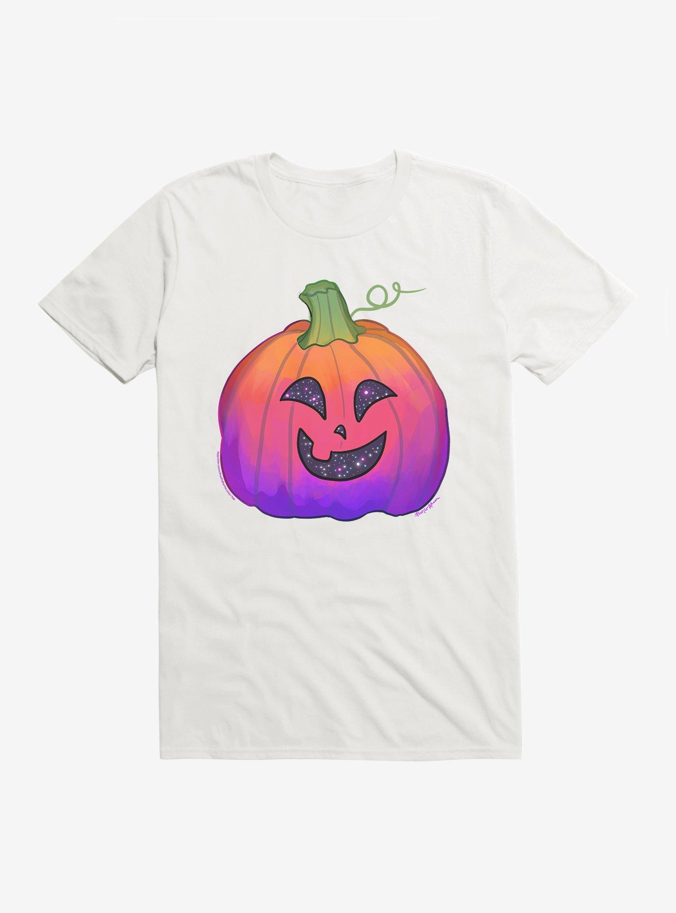 Celestial Smile Pumpkin T-Shirt by Rose Catherine Khan, , hi-res