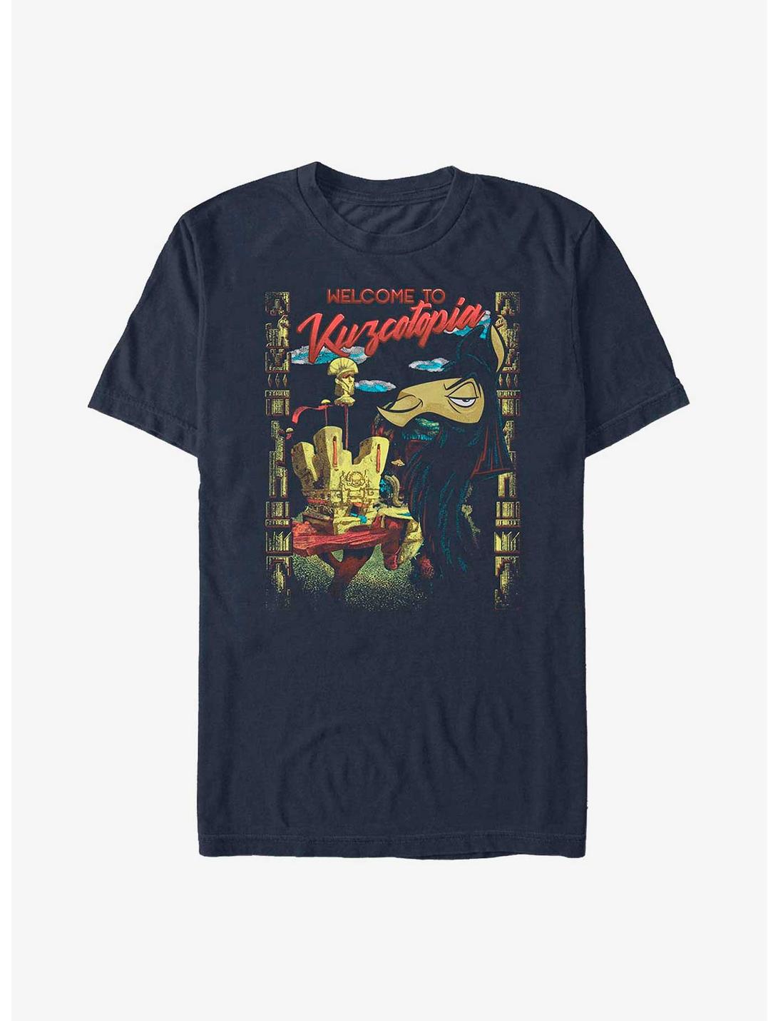 Disney The Emperor's New Groove Welcome To Kuzcotopia T-Shirt, NAVY, hi-res