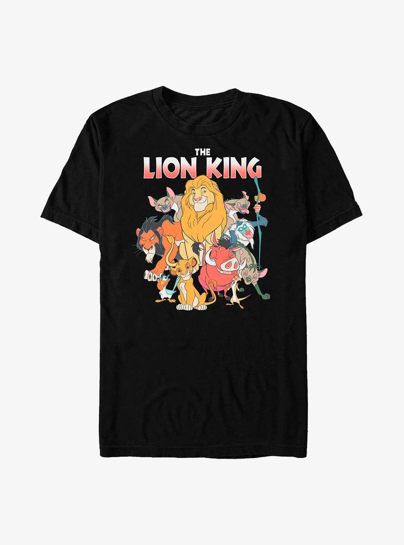 Disney The Lion King Gang's All Here T-Shirt, BLACK, hi-res
