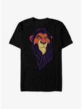 Disney The Lion King Scar Mane T-Shirt, BLACK, hi-res