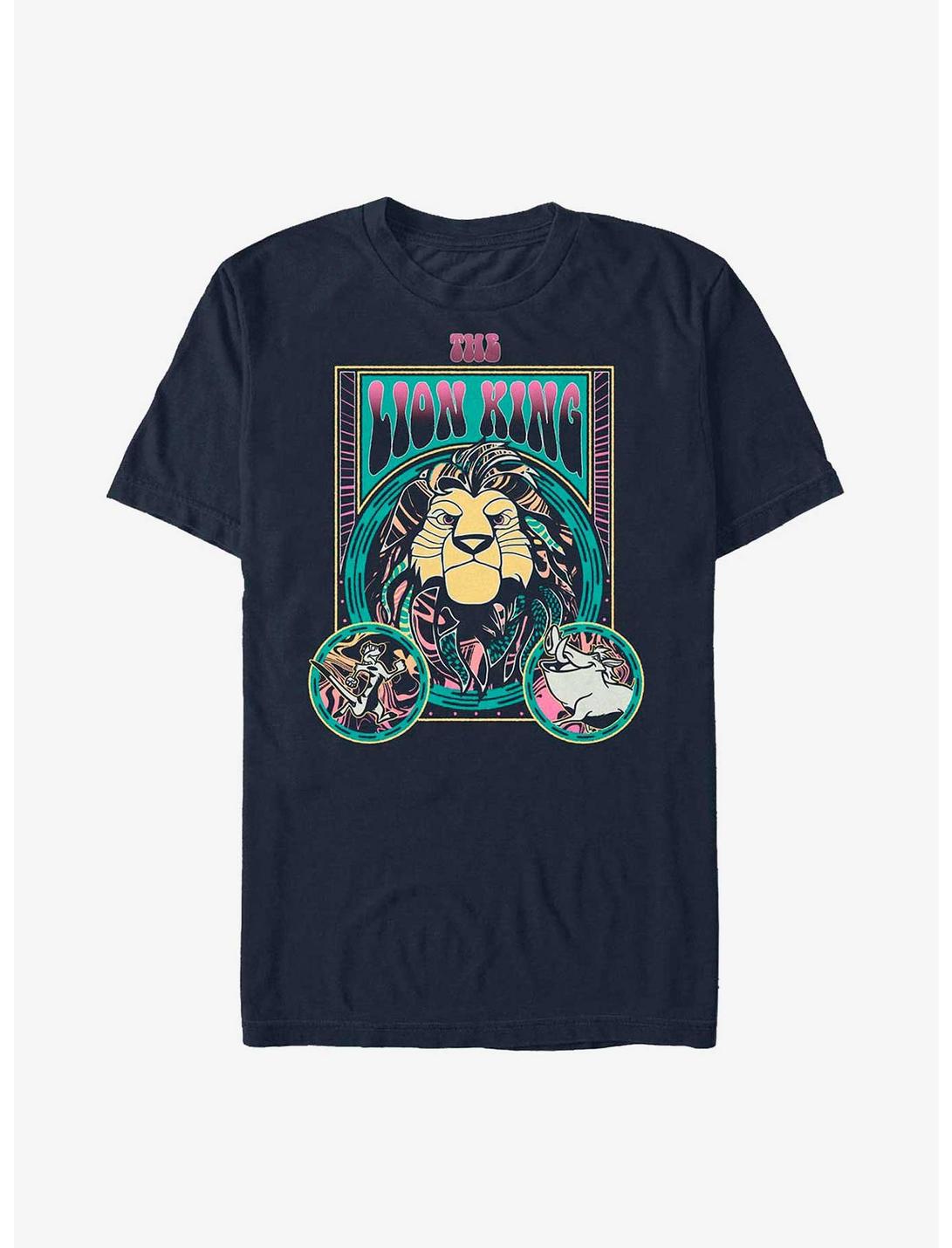 Disney The Lion King Simba Poster T-Shirt, NAVY, hi-res