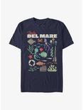Disney Pixar Luca Isola Del Mare Sea Icons T-Shirt, NAVY, hi-res