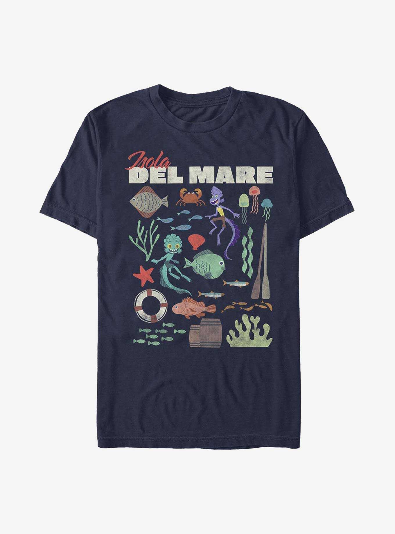 Disney Pixar Luca Isola Del Mare Sea Icons T-Shirt, , hi-res