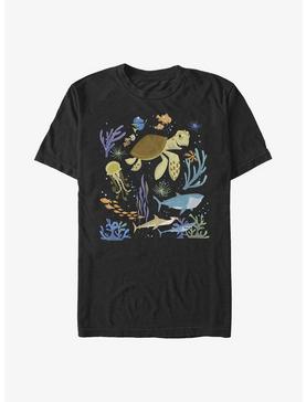 Disney Pixar Finding Nemo Sea Scene Poster T-Shirt, , hi-res