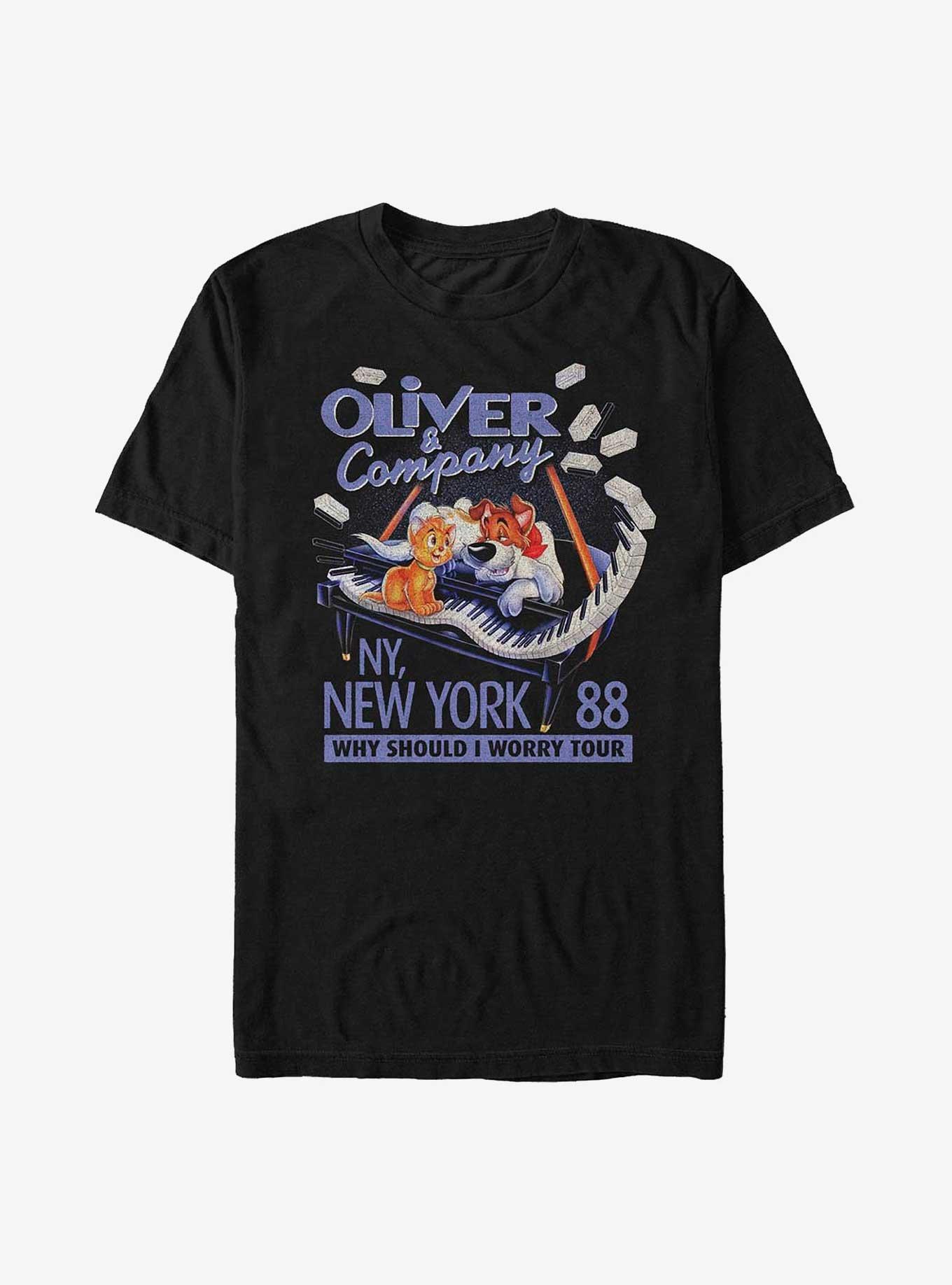 Disney Oliver & Company Tour Poster T-Shirt, , hi-res