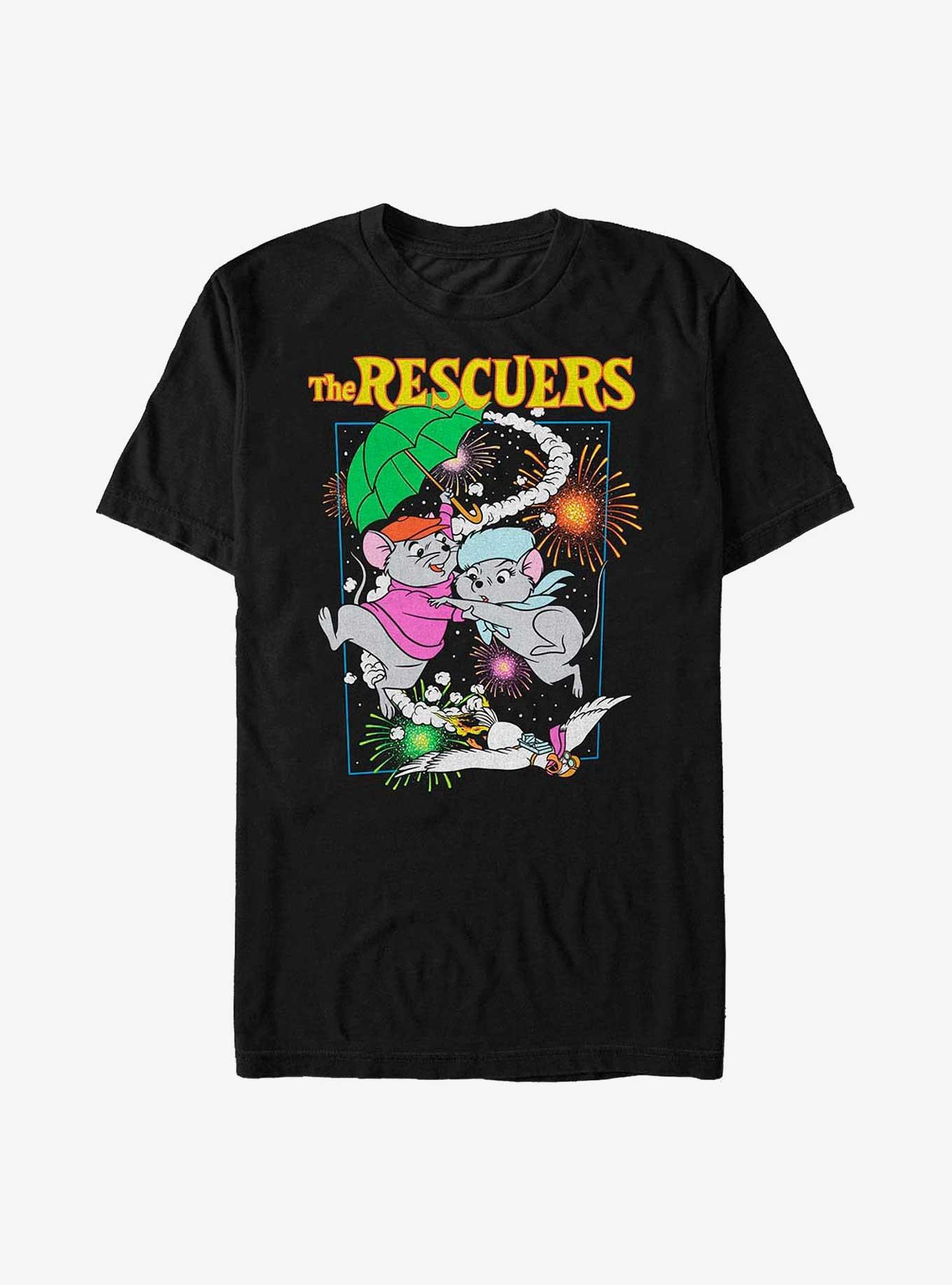 Disney The Rescuers Down Under Fireworks T-Shirt, BLACK, hi-res