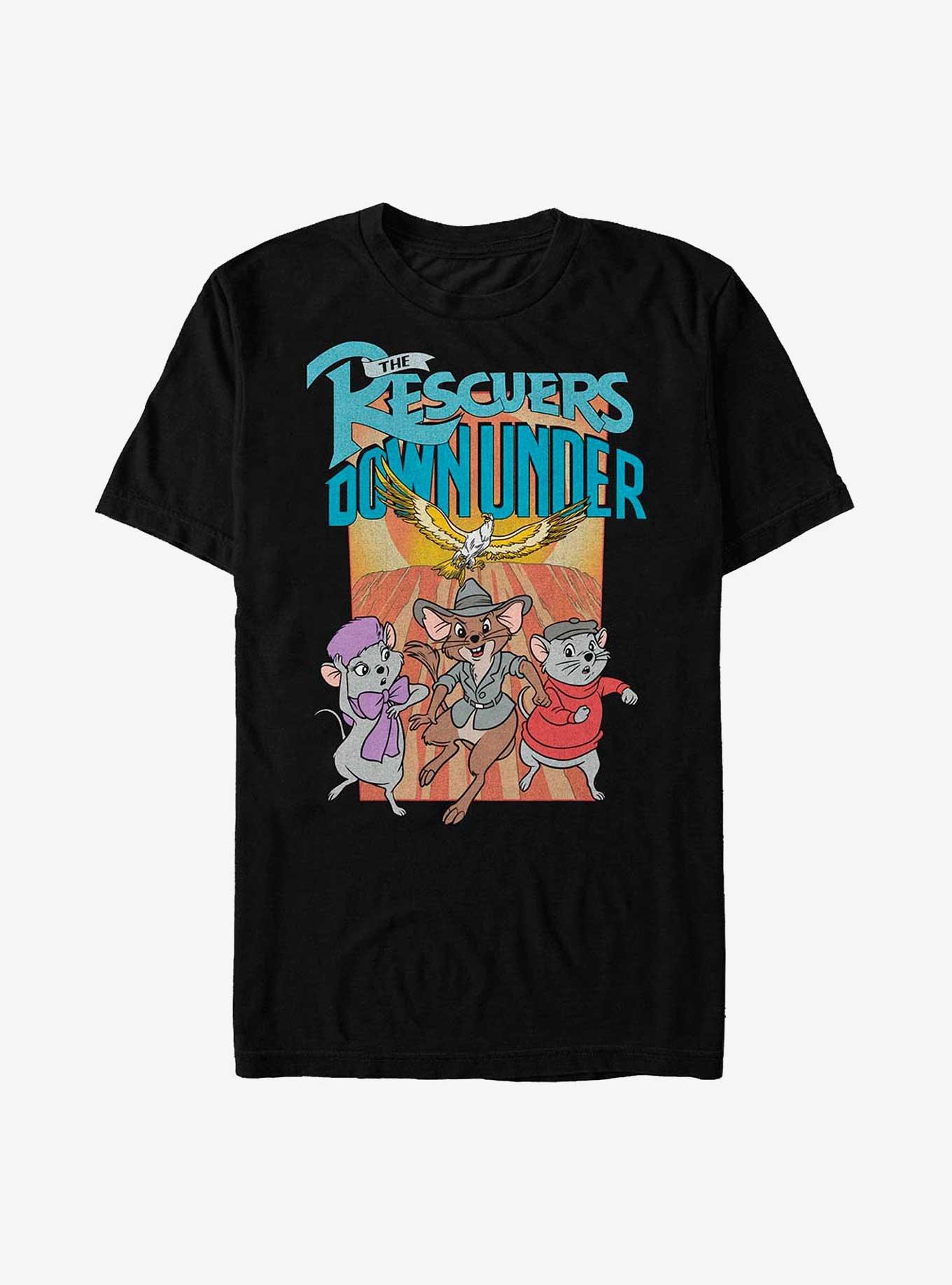 Disney The Rescuers Down Under Flight of The Marahute T-Shirt - BLACK ...