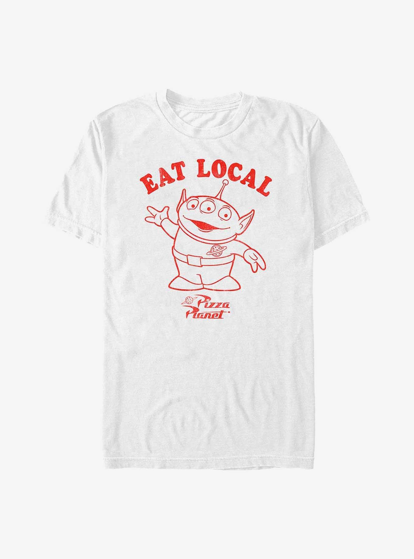 Disney Pixar Toy Story Alien Eat Local Pizza Planet T-Shirt, , hi-res