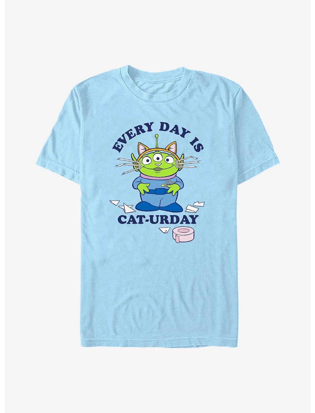 Disney Pixar Toy Story Alien Cat-Urday T-Shirt, LT BLUE, hi-res