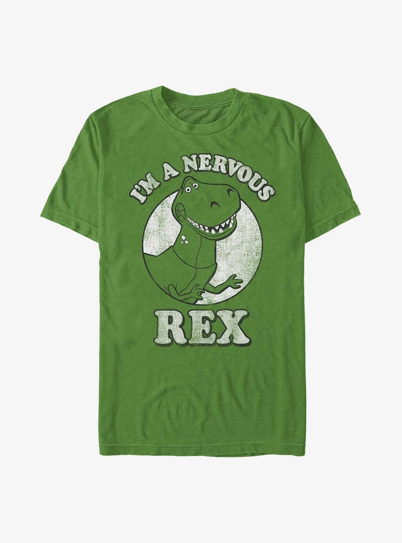 Disney Pixar Toy Story I'm A Nervous Rex T-Shirt, KELLY, hi-res