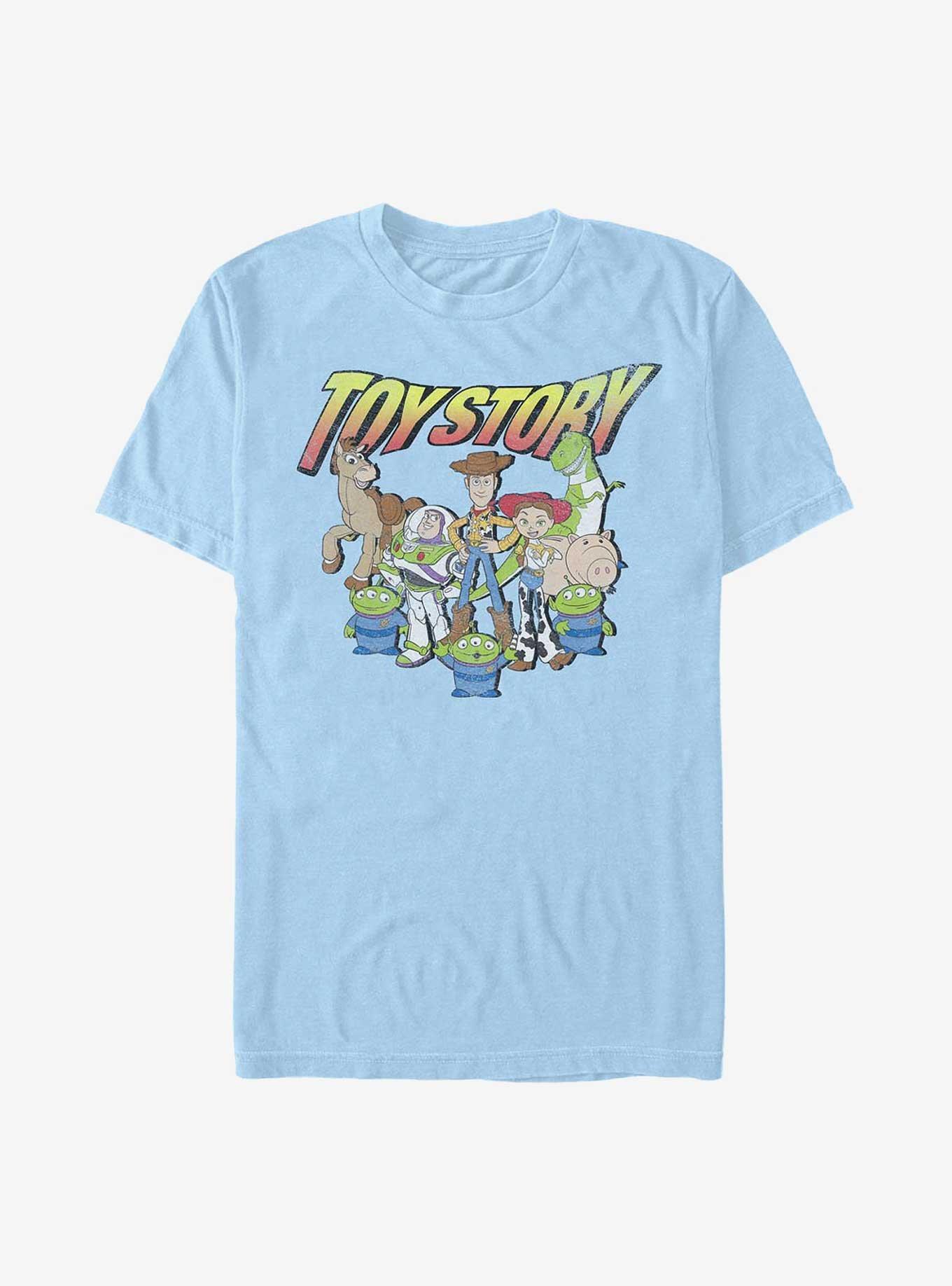 Disney Pixar Toy Story Round Up Gang T-Shirt, LT BLUE, hi-res