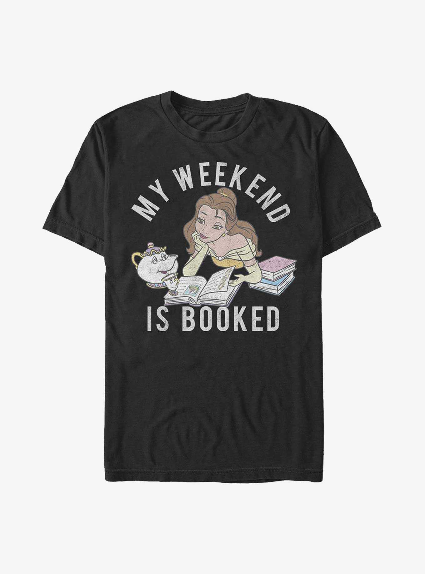 Disney Beauty and the Beast Belle My Weekend Is Booked T-Shirt, , hi-res