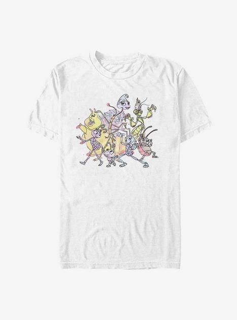 Disney Pixar A Bug's Life Bugs and Insects T-Shirt - WHITE | Hot Topic