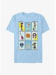 Disney Pixar Coco Character Cards T-Shirt, LT BLUE, hi-res