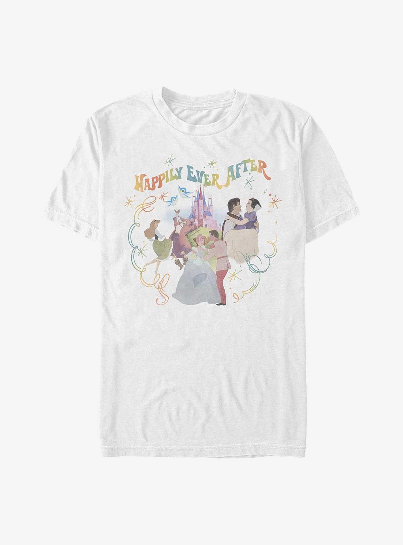 Disney Princesses Happily Ever After T-Shirt, WHITE, hi-res