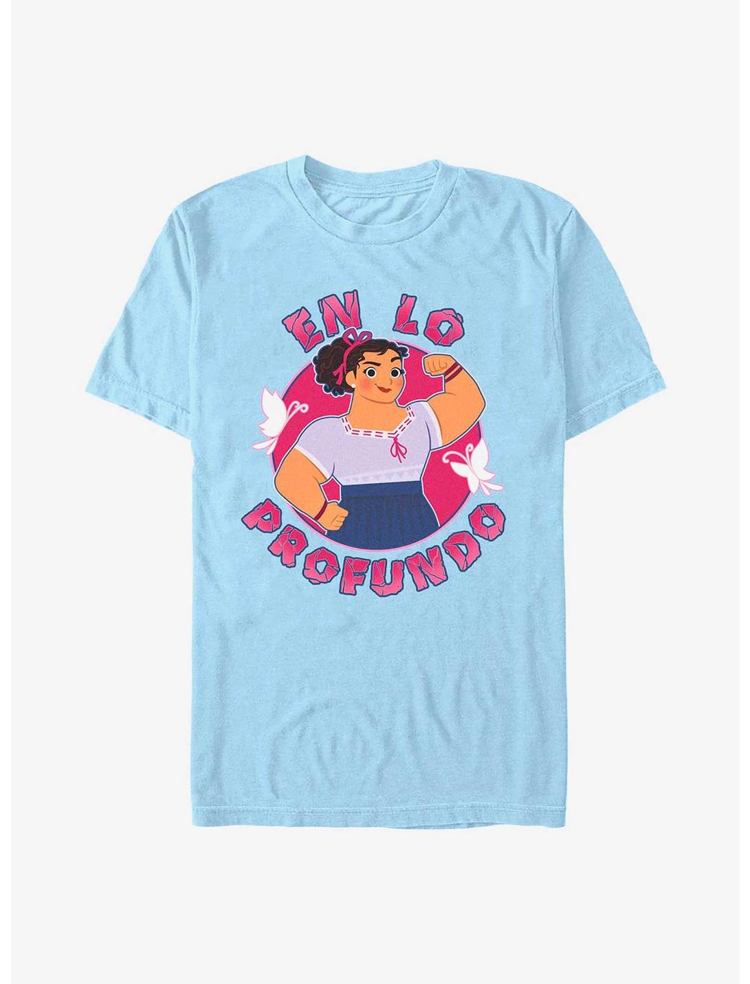 Disney Encanto En Lo Profundo Surface Pressure In Spanish Luisa T-Shirt, LT BLUE, hi-res