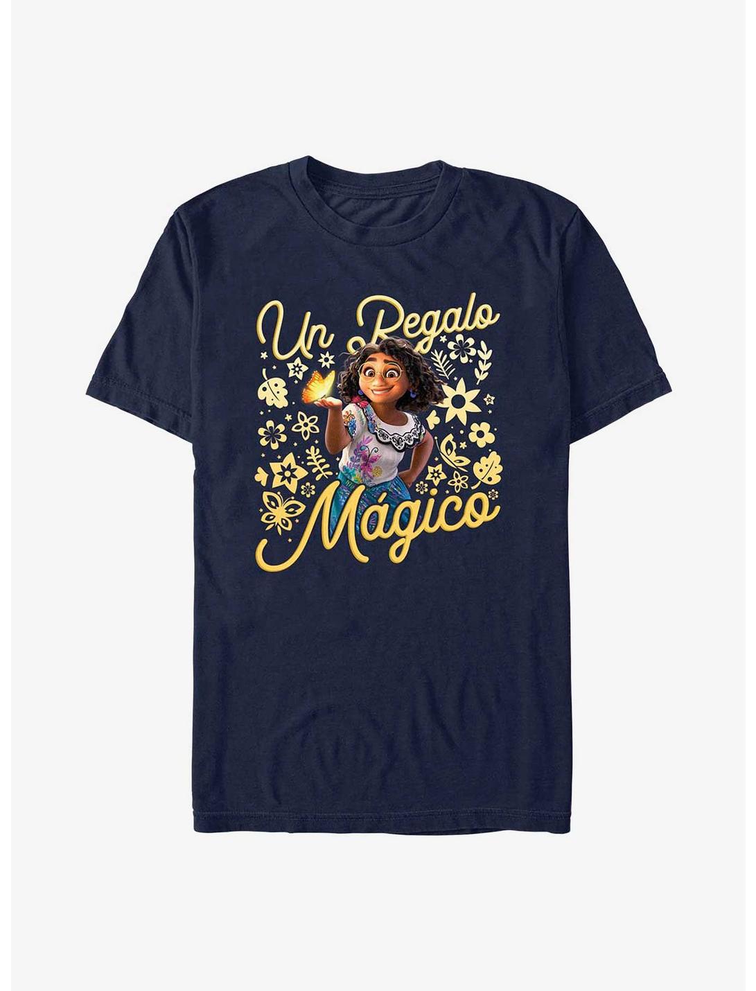 Disney Encanto Un Regalo Magico Waiting On A Miracle In Spanish Mirabel T-Shirt, NAVY, hi-res