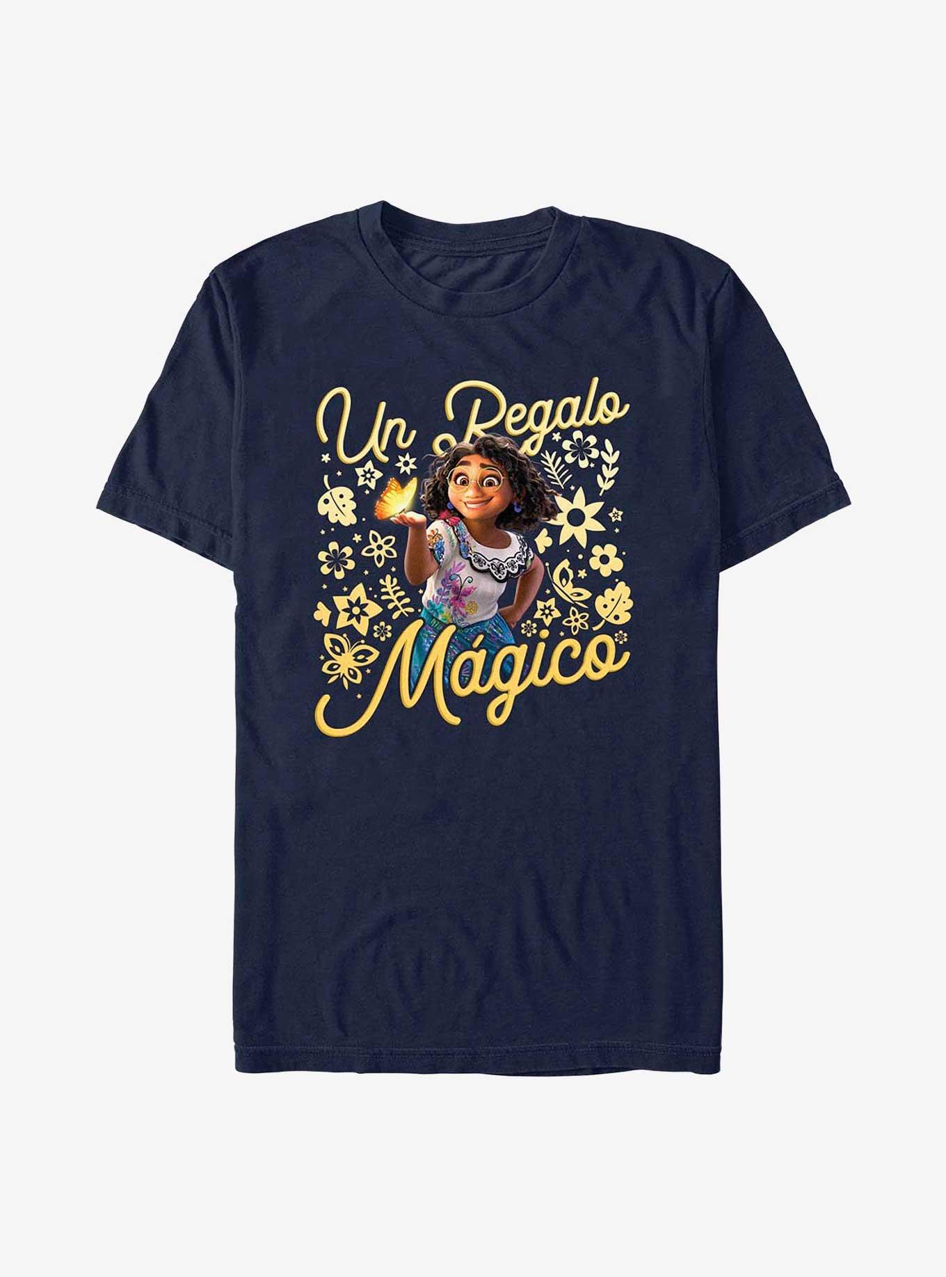 Disney Encanto Un Regalo Magico Waiting On A Miracle In Spanish Mirabel T-Shirt, NAVY, hi-res