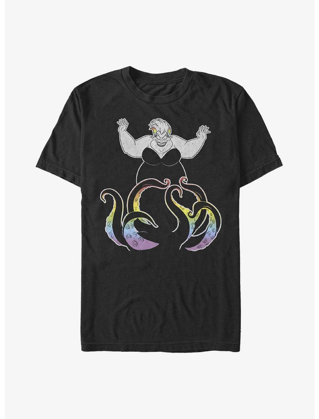Disney The Little Mermaid Ursula Rainbow Legs T-Shirt, BLACK, hi-res