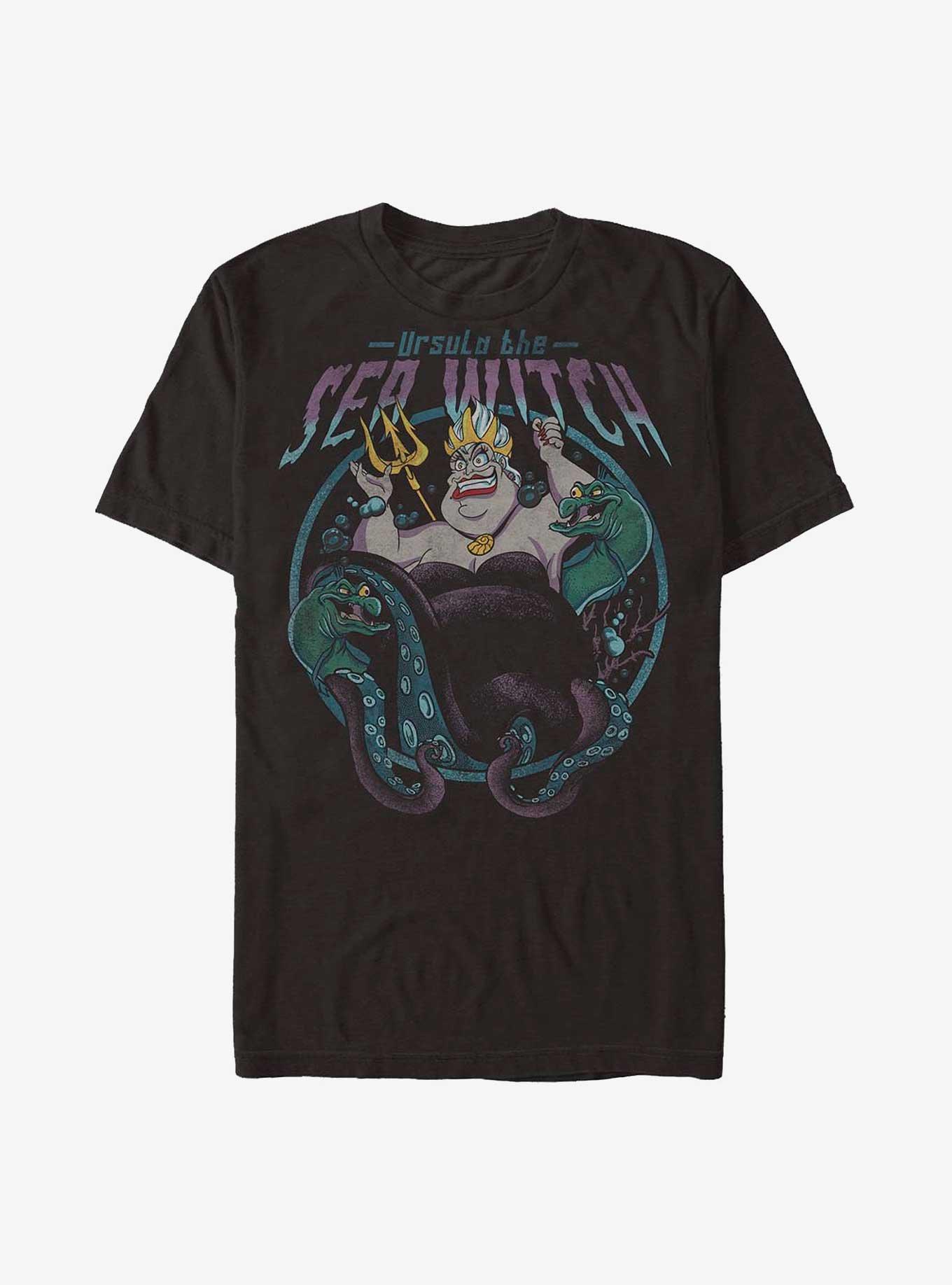 Disney The Little Mermaid Ursula The Sea Witch T-Shirt, BLACK, hi-res