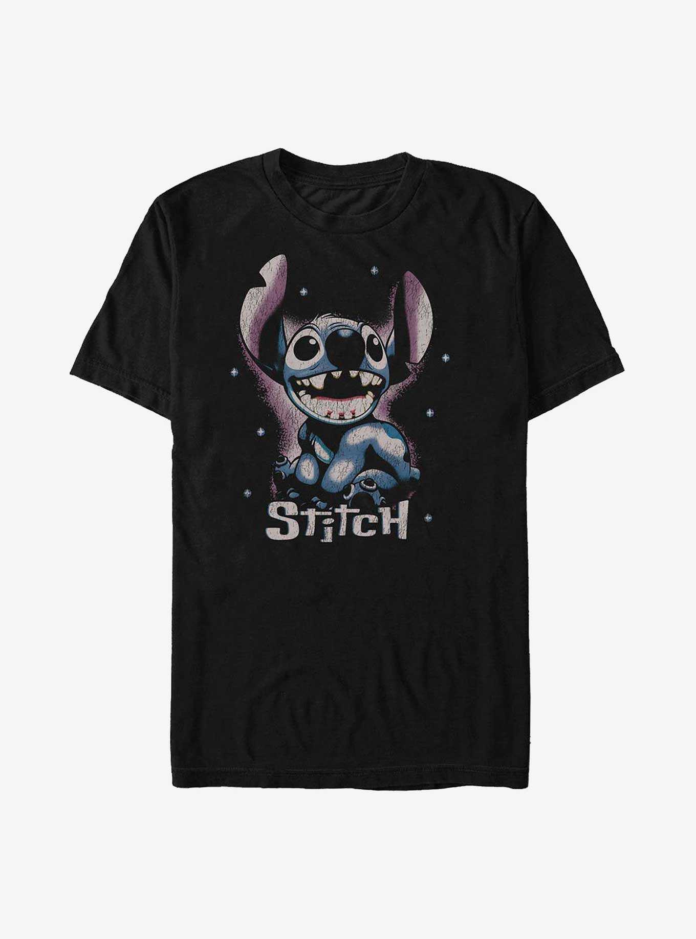 Disney Lilo & Stitch Distressed Stitch T-Shirt, , hi-res