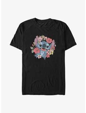 Disney Lilo & Stitch Floral Stitch T-Shirt, , hi-res