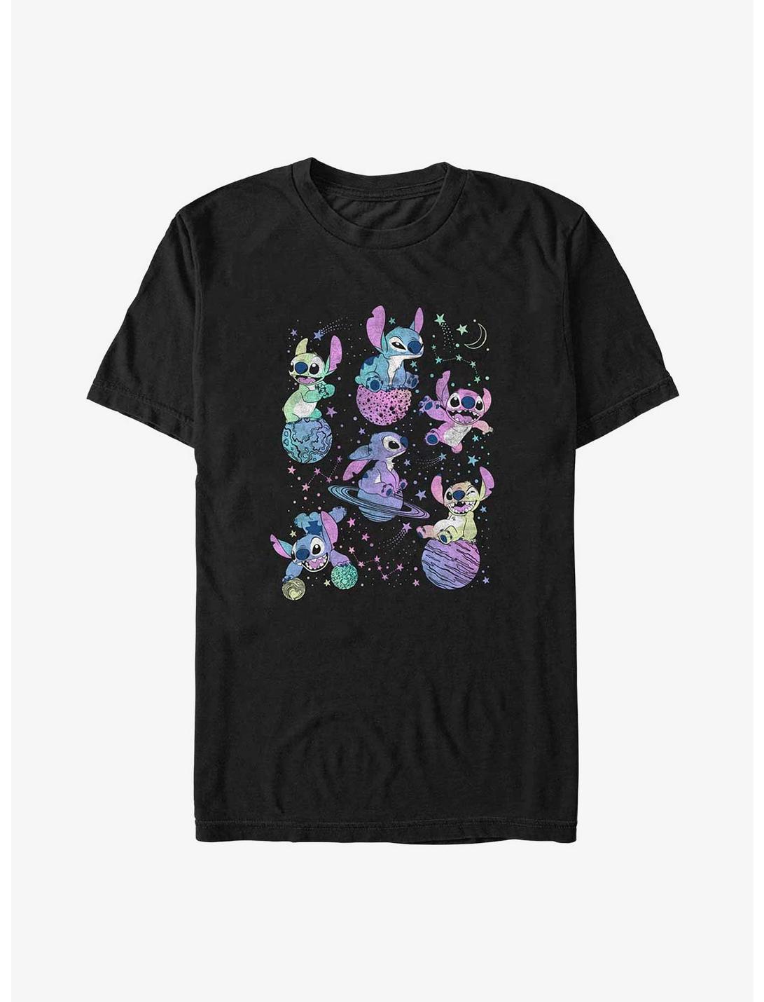 Disney Lilo & Stitch Planetary Stitch T-Shirt, BLACK, hi-res
