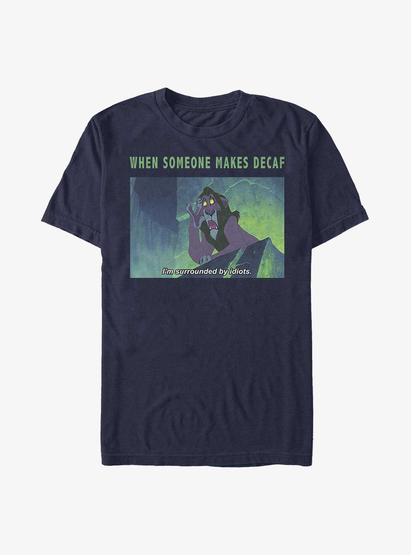 Disney The Lion King Scar Meme T-Shirt, NAVY, hi-res