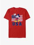 Disney Mickey Mouse American Mouse T-Shirt, RED, hi-res