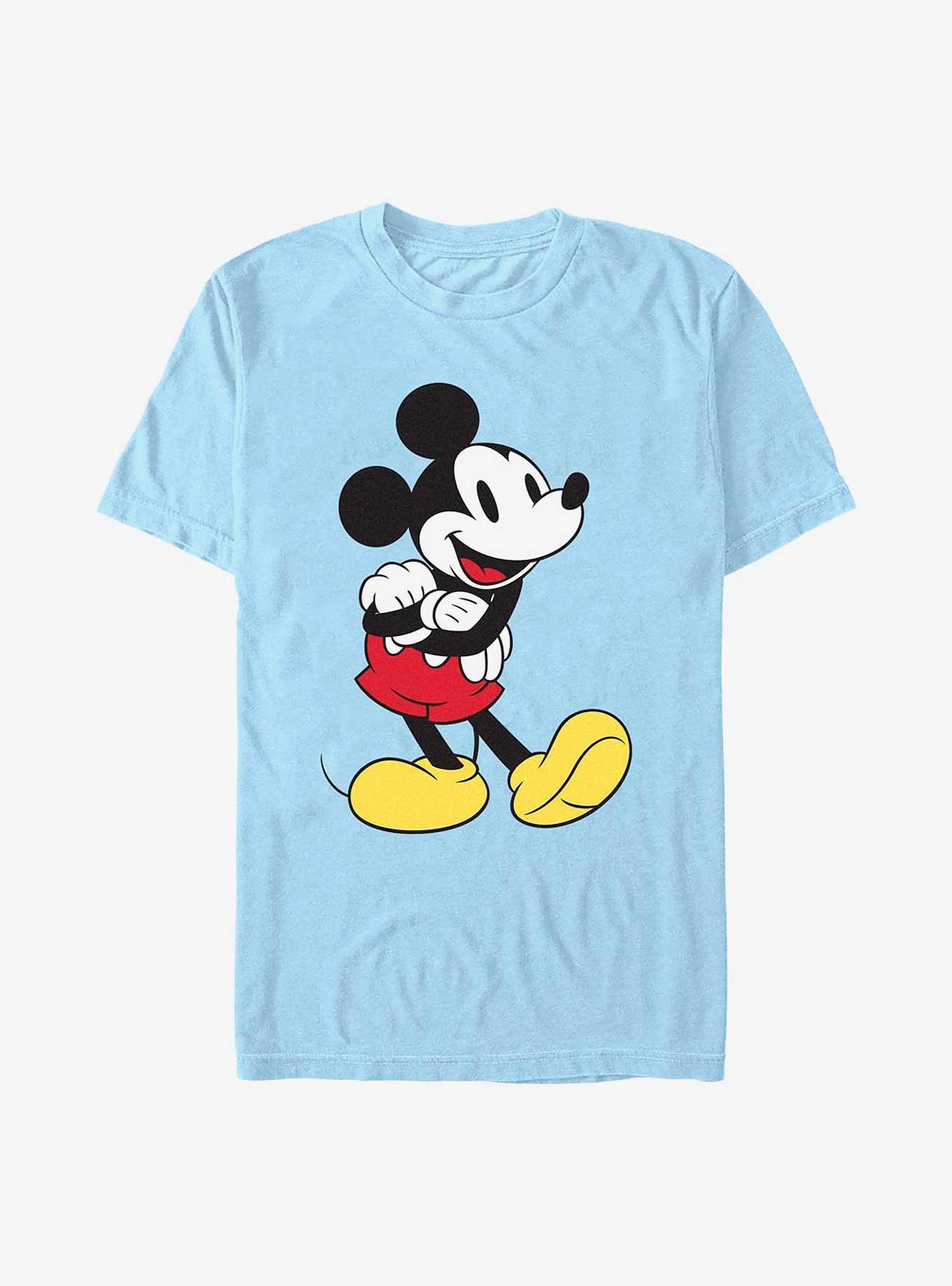 Disney Mickey Mouse Mickey Pose T-Shirt, LT BLUE, hi-res