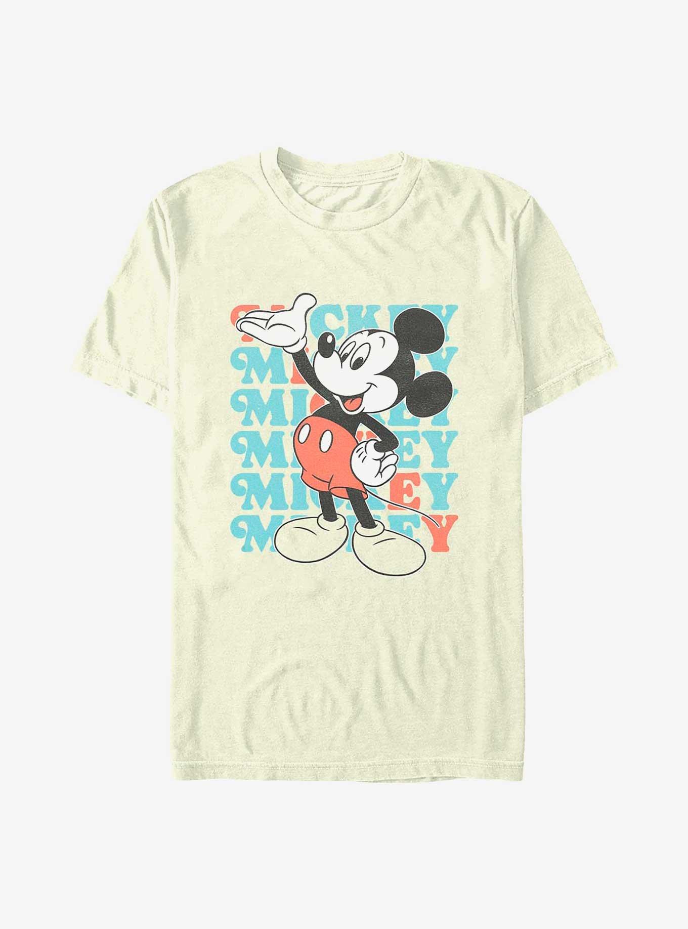 Disney Mickey Mouse Mickey Pose T-Shirt, NATURAL, hi-res