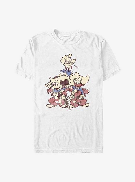 Mickey Donald Goofy Cowboys Disney T-Shirt