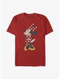 Disney Minnie Mouse Vintage Polka-Dot Minnie T-Shirt, RED, hi-res
