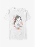 Disney Mulan Magnolia Princess Portrait T-Shirt, WHITE, hi-res
