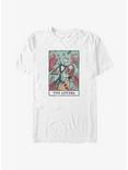 Disney The Nightmare Before Christmas Jack & Sally The Lovers Tarot Card T-Shirt, WHITE, hi-res