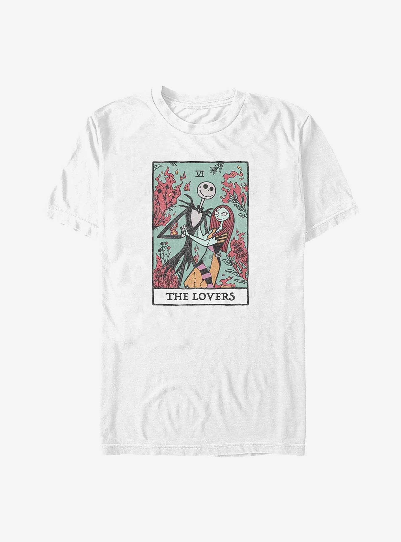 The Nightmare Before Christmas Jack & Sally The Lovers Tarot Card T-Shirt, , hi-res