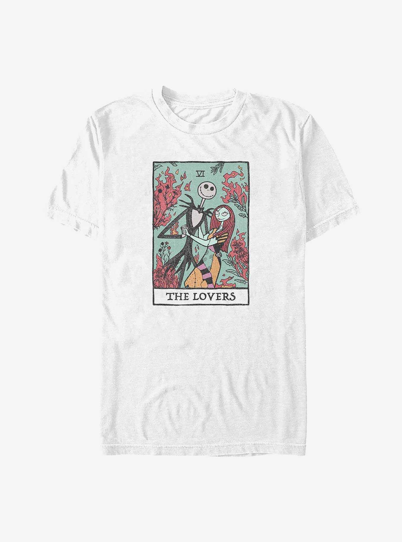 Disney The Nightmare Before Christmas Jack & Sally The Lovers Tarot Card T-Shirt, , hi-res