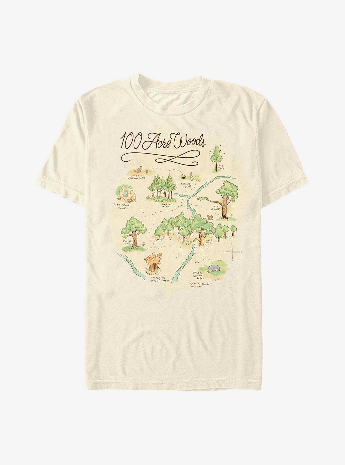 Disney Winnie The Pooh 100 Acre Map T-Shirt, , hi-res