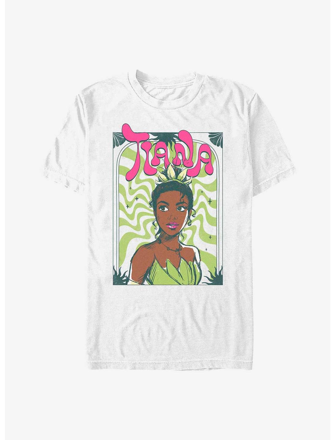 Disney The Princess and the Frog Groovy Tiana Portrait T-Shirt, WHITE, hi-res