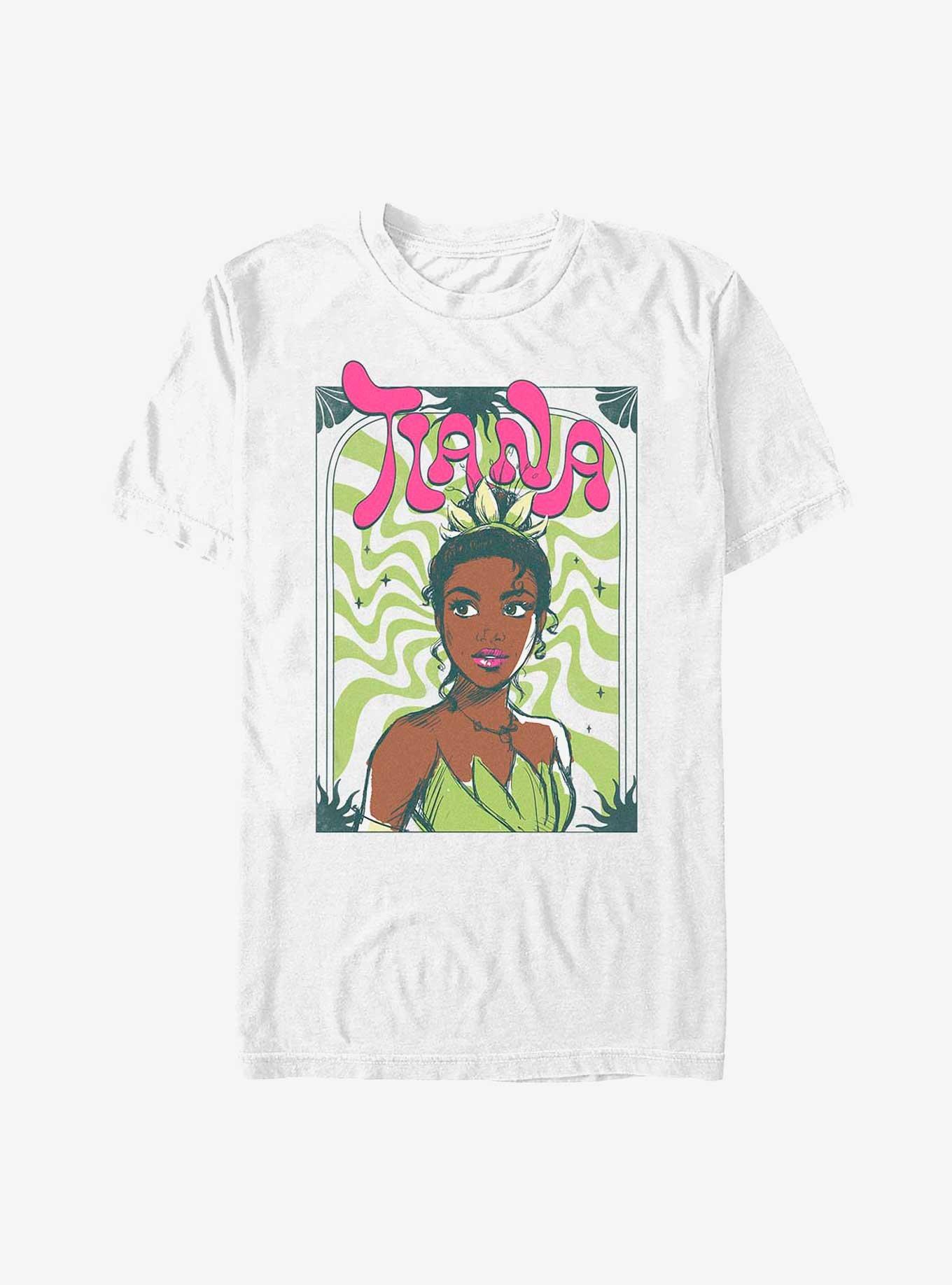 Disney The Princess and the Frog Groovy Tiana Portrait T-Shirt, WHITE, hi-res