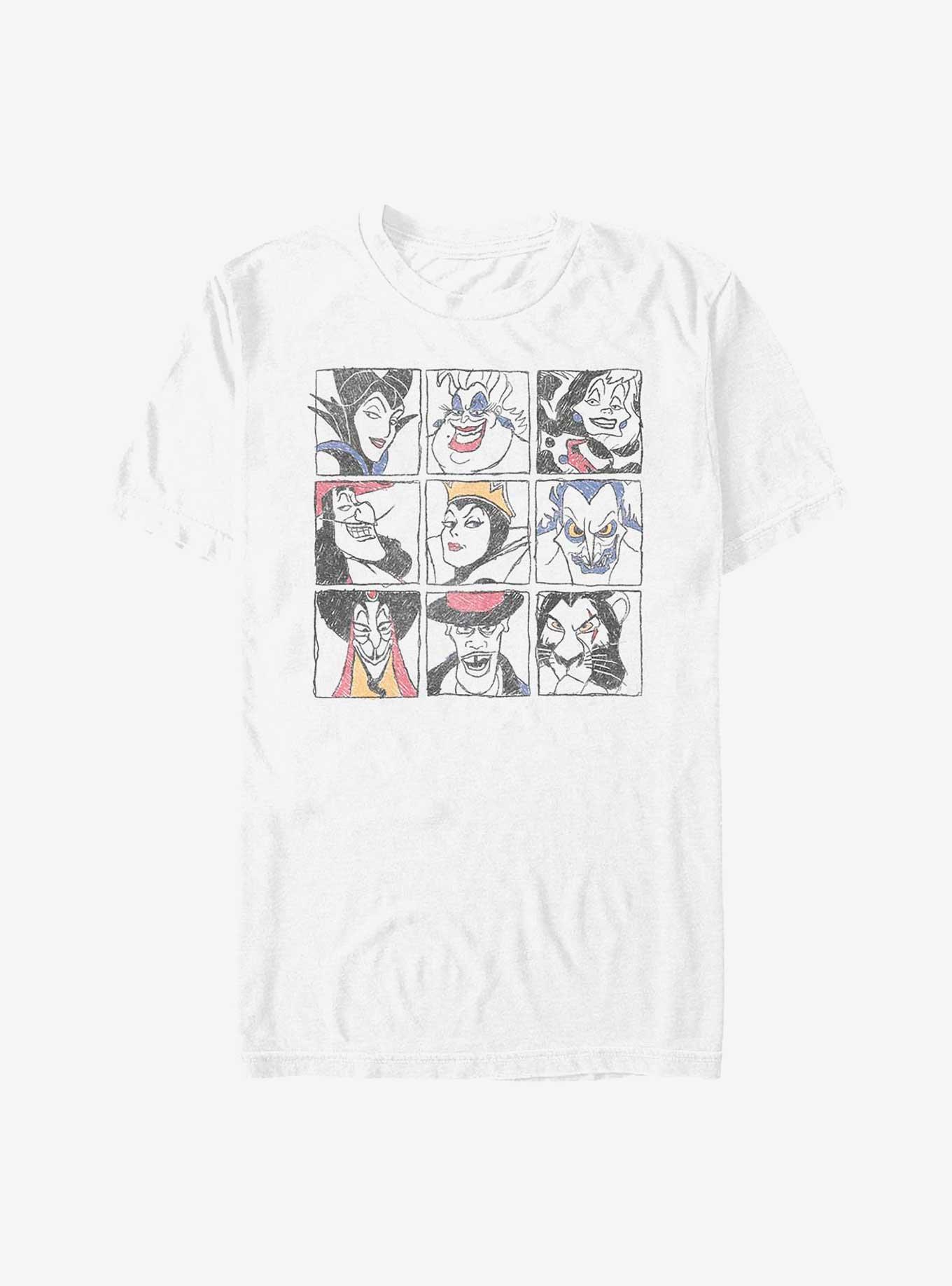 Disney Villains Evil Doodle T-Shirt, , hi-res