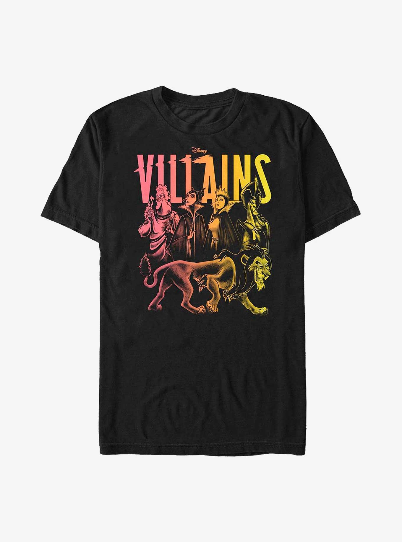 Disney Villains The Most Wicked Of Them All T-Shirt, BLACK, hi-res