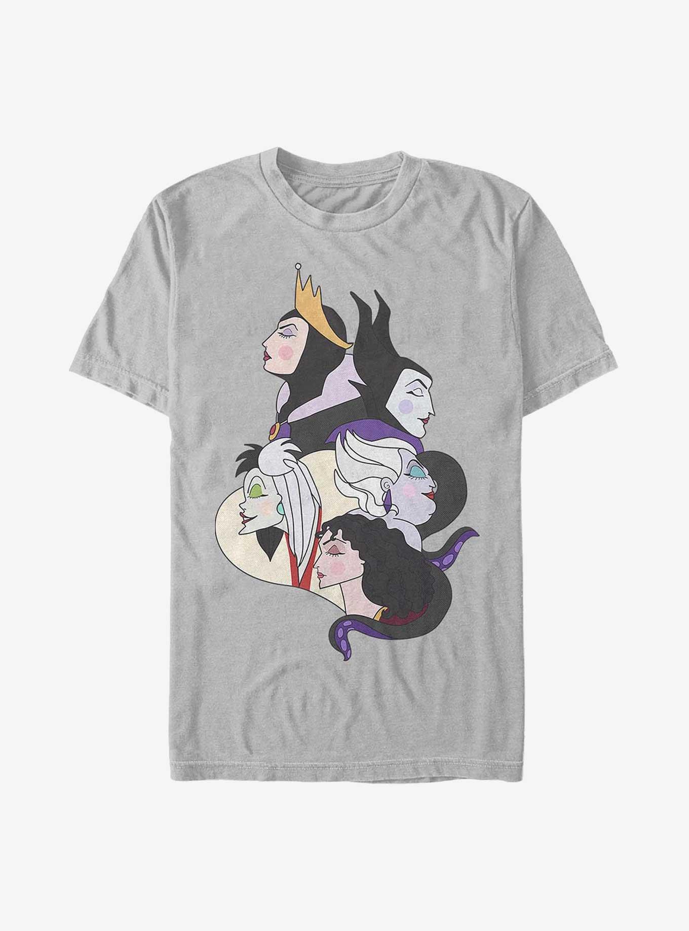 Disney Villains Wicked Profile T-Shirt, SILVER, hi-res