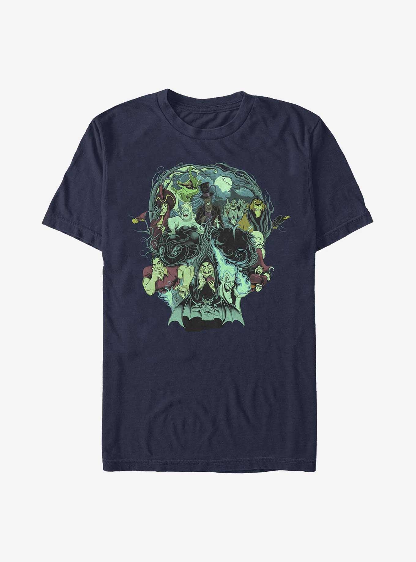 Disney Villains Wicked Things Skull T-Shirt, , hi-res