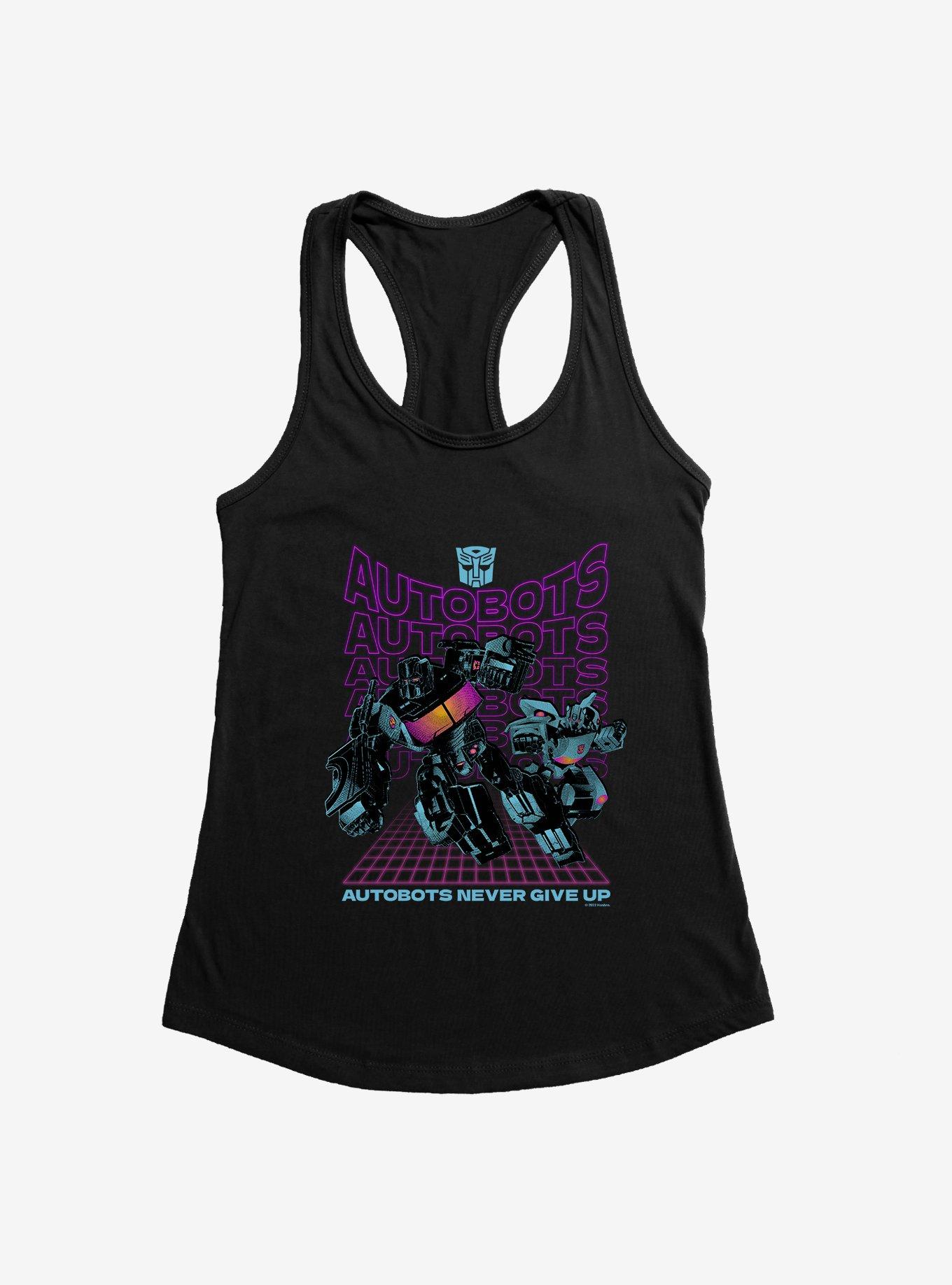 Transformers Autobots Never Give Up Womens Tank Top, , hi-res