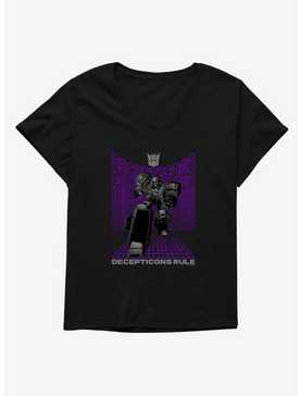 Transformers Decepticons Rule Megatron Womens T-Shirt Plus Size, , hi-res