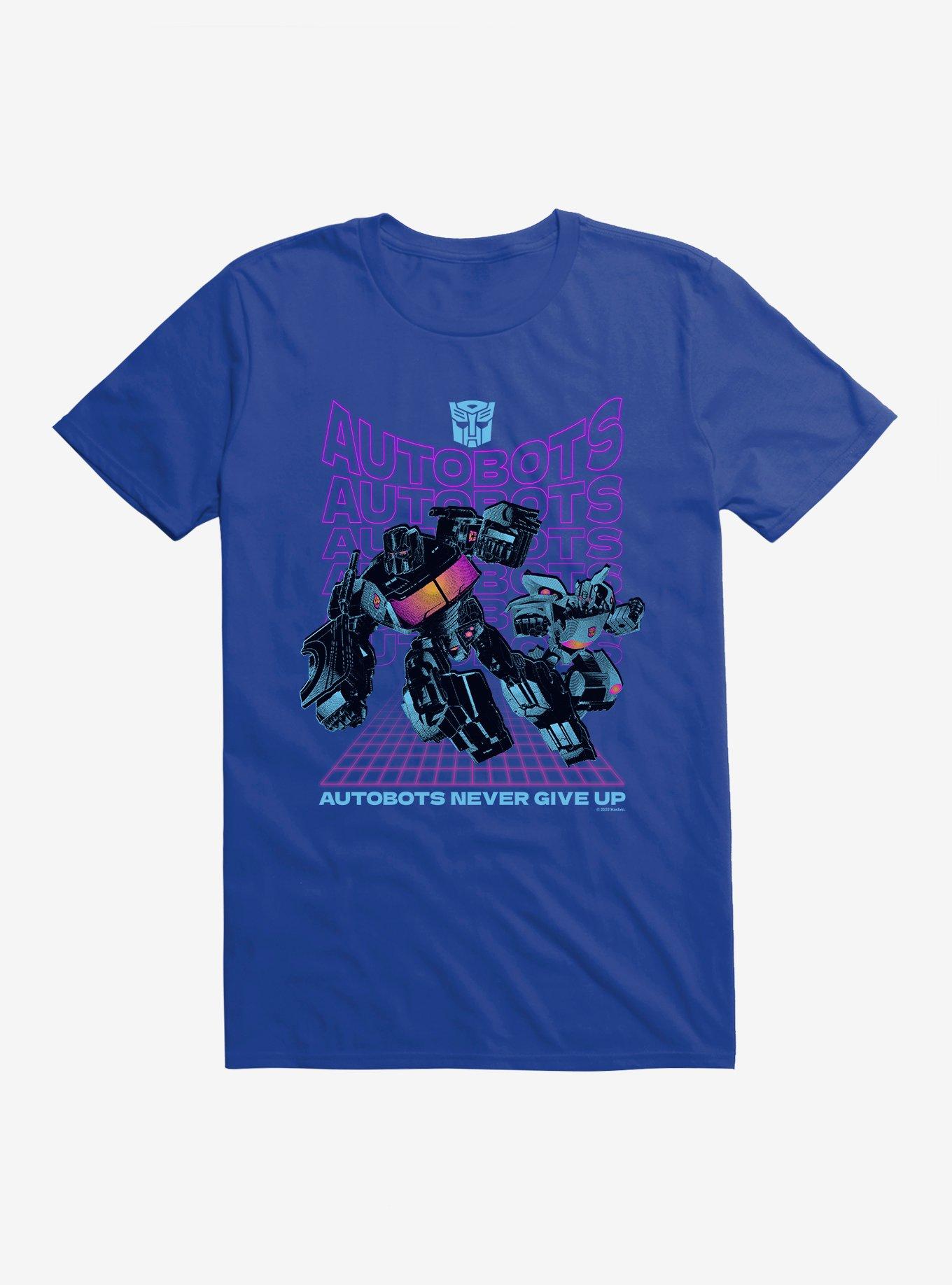 Transformers Autobots Never Give Up T-Shirt