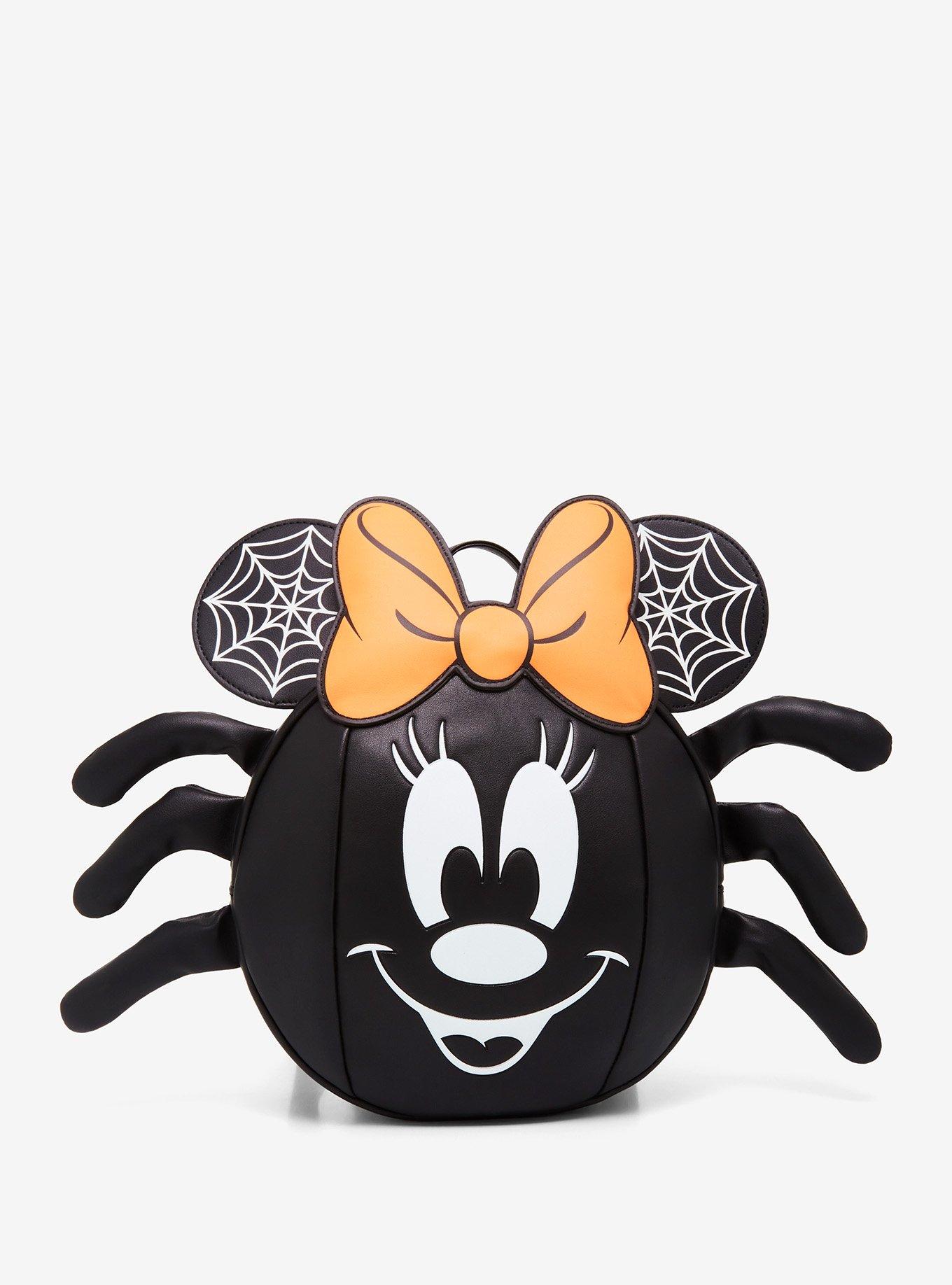 Loungefly Minnie Mouse Spider Glow-In-The-Dark Mini Backpack, , hi-res